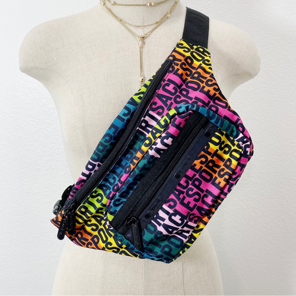 LESORTSAC Montana Rainbow Logo Belt Bag Fanny Pack
